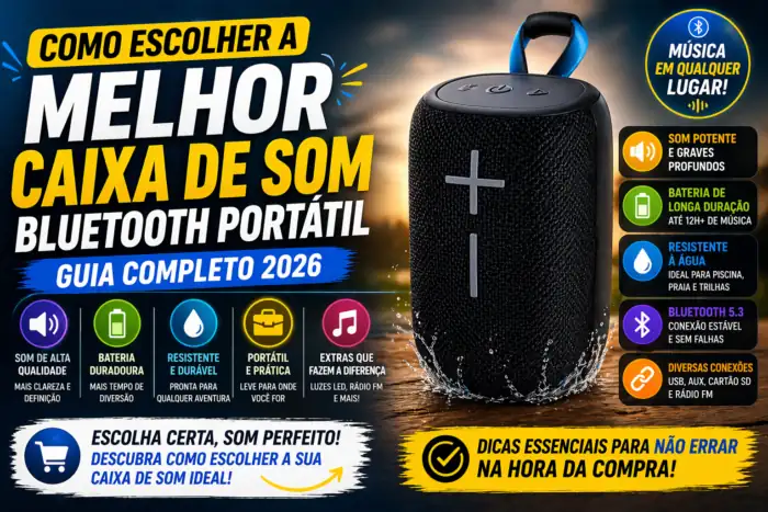 caixa de som bluetooth