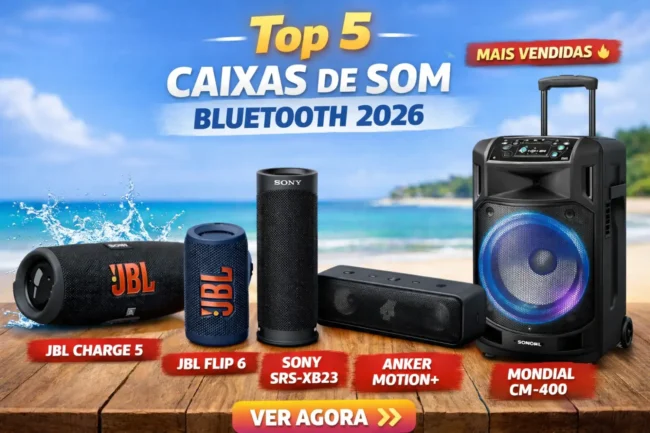caixas de som bluetooth
